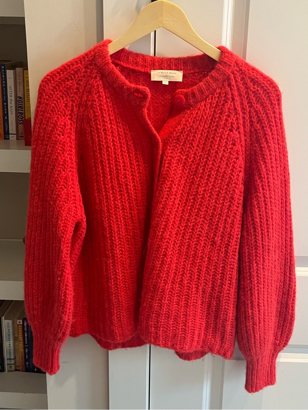 Sezane Emile Red Cardigan (Small) - Picture 3 of 8